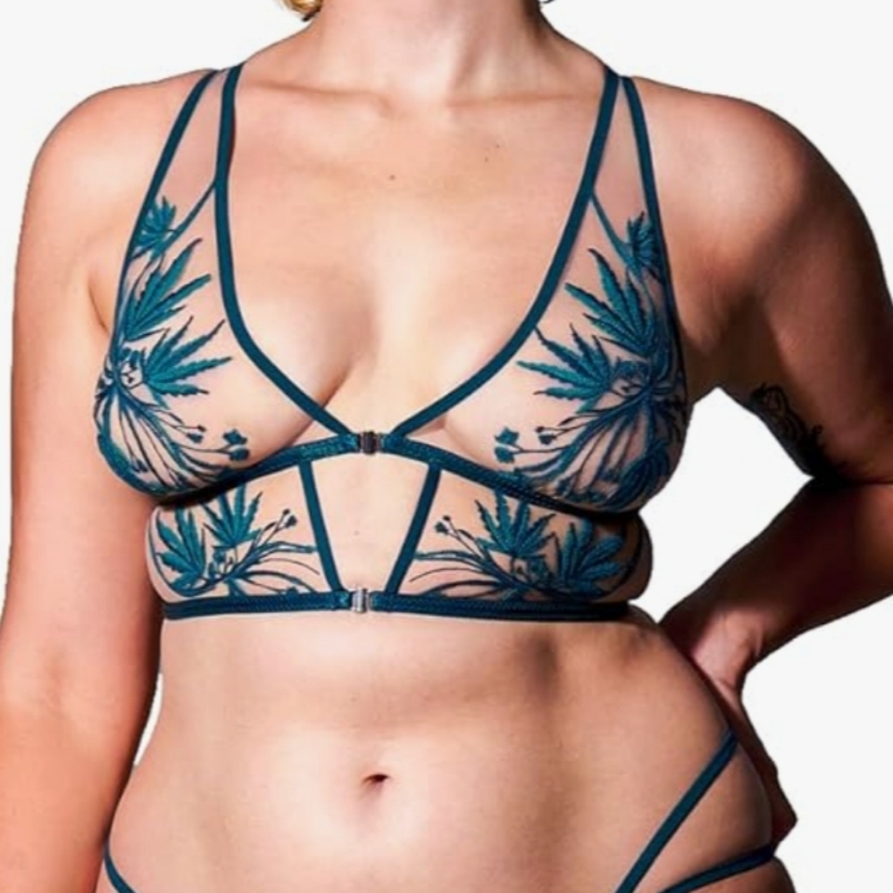 NWT Thistle and Spire Bra Brooklyn emerald espresso - Picture 2 of 7